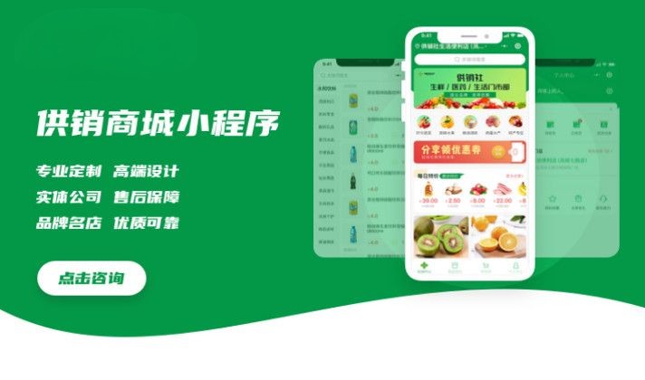 微信小程序定制开发分销商城抖音支付宝