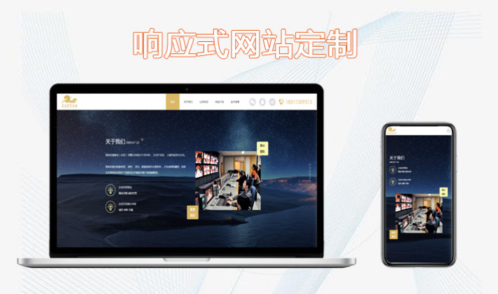网页制作响应式搭建设海外国外风格定制开发