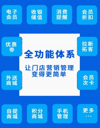 积分储值计次优惠劵小程序